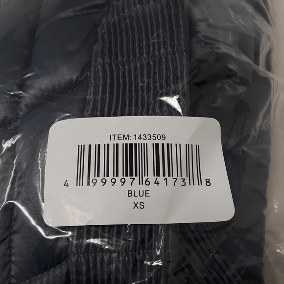 New With Tags Women's Bernardo Women's Quilted Jacket Coat Blue XS - Picture 10 of 12